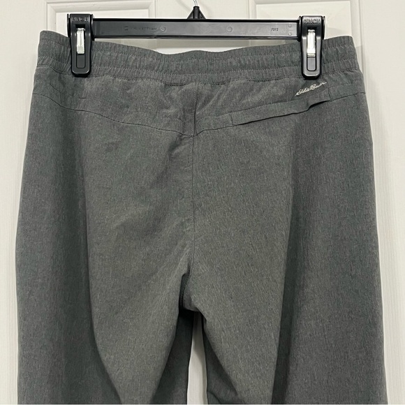 Eddie Bauer Motion women’s stretchy waist drawstring track pullon pants, small. - Picture 4 of 8